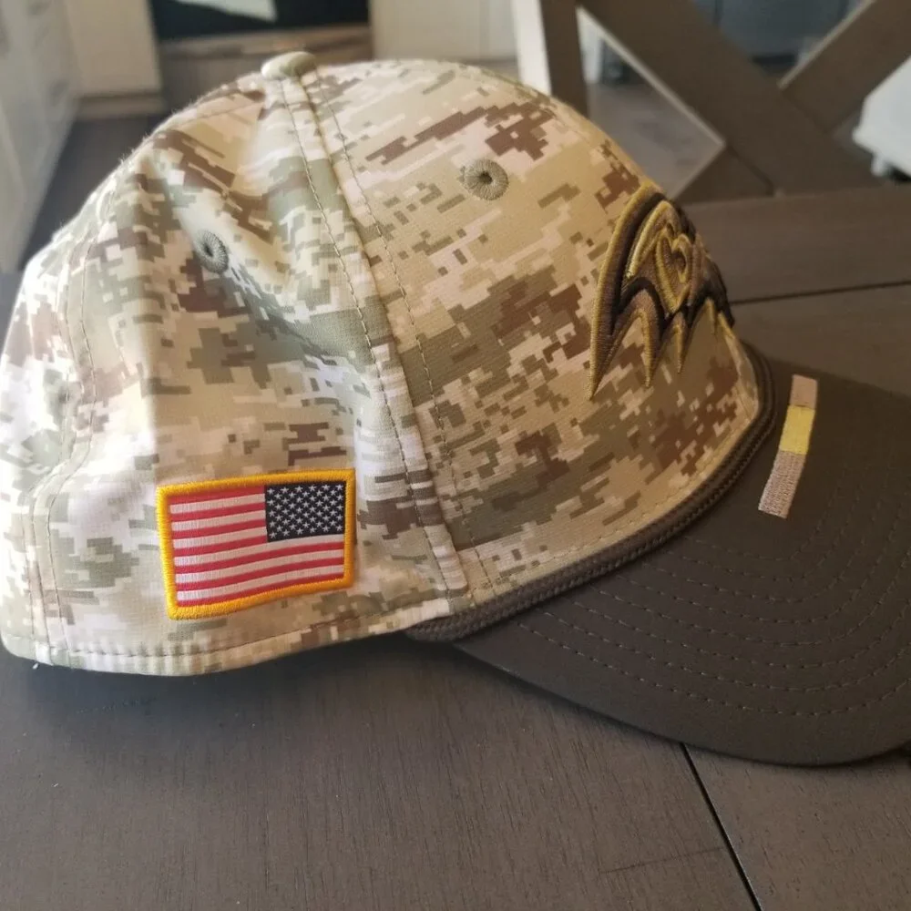 Baltimore Ravens New Era Camo Salute to Service 39THIRTY Flex Hat, L/XL
